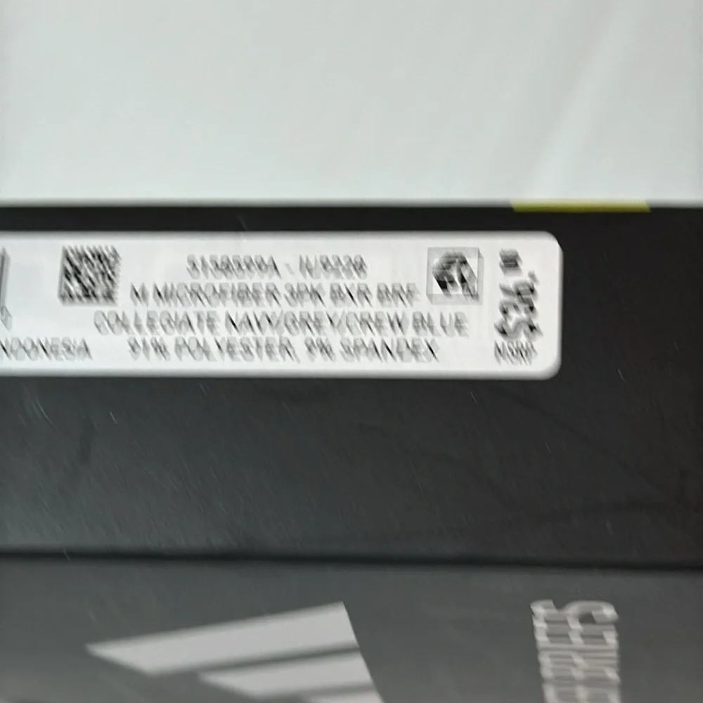 adidas 3-PK Microfiber Comfort Fit Boxer Briefs SM NWT